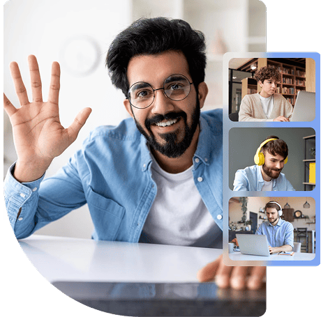 eLearning platform illustration
